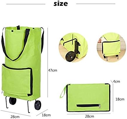 CARRITO DE COMPRAS PEGABLE CON RUEDAS (A)