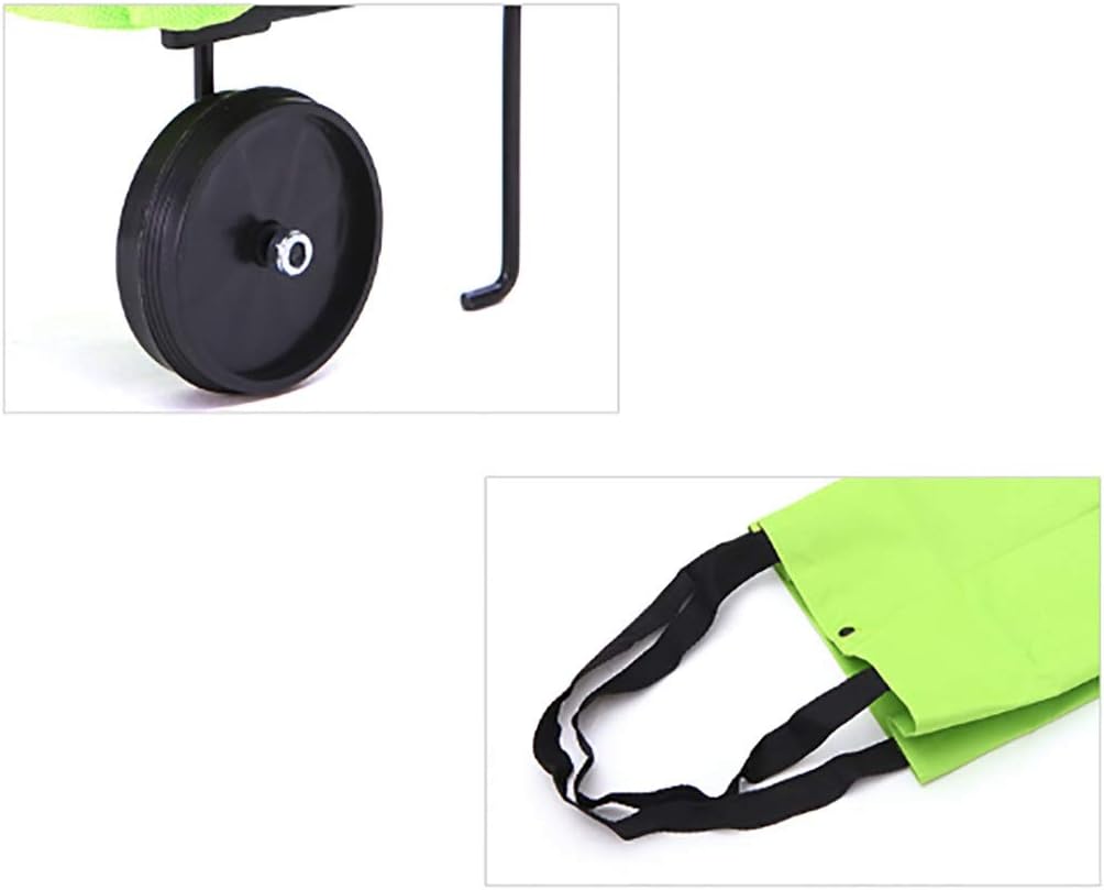 CARRITO DE COMPRAS PEGABLE CON RUEDAS (A)