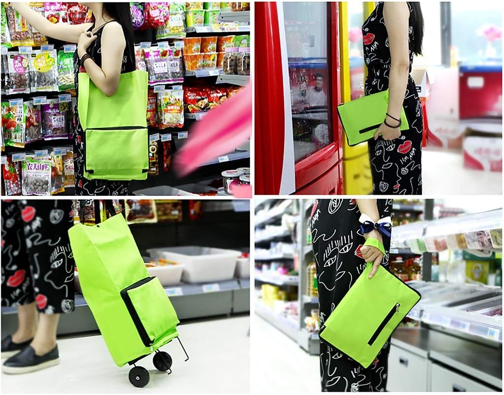 CARRITO DE COMPRAS PEGABLE CON RUEDAS (A)