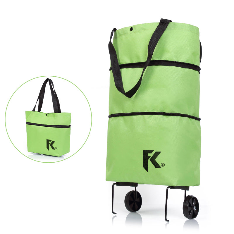 CARRITO DE COMPRAS PEGABLE CON RUEDAS (C)