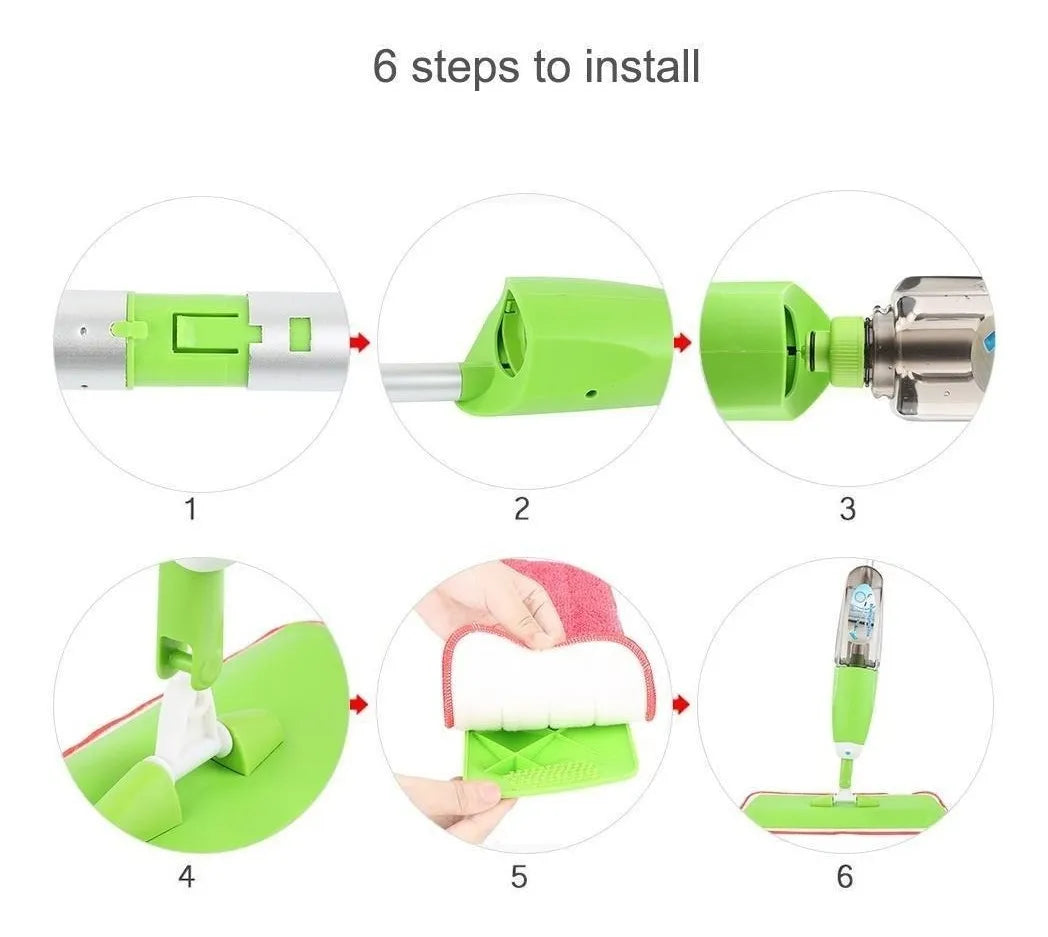 TRAPERO DE MICROFIBRA ROCIADOR - SPRAY MOP