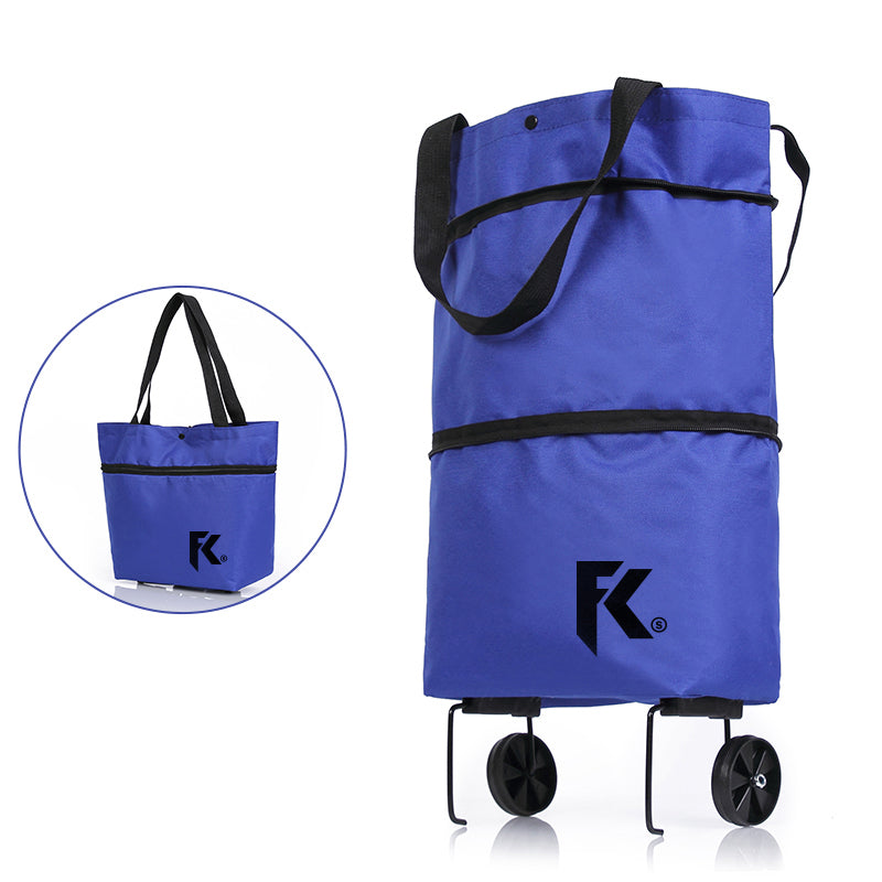 CARRITO DE COMPRAS PEGABLE CON RUEDAS (C)