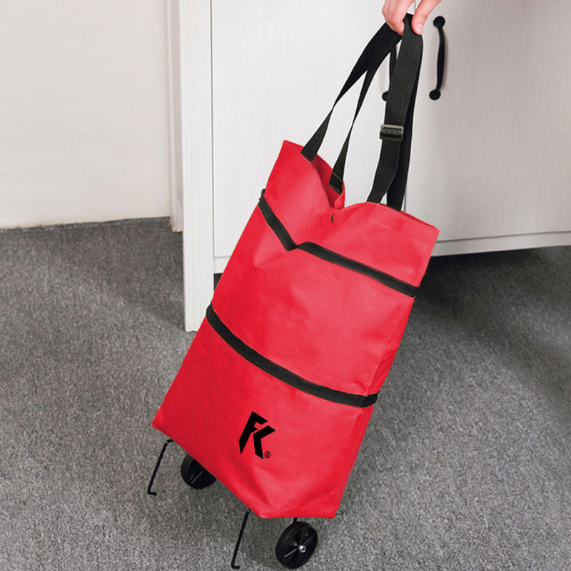 CARRITO DE COMPRAS PEGABLE CON RUEDAS (C)