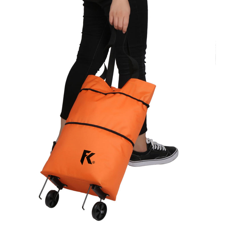 CARRITO DE COMPRAS PEGABLE CON RUEDAS (C)