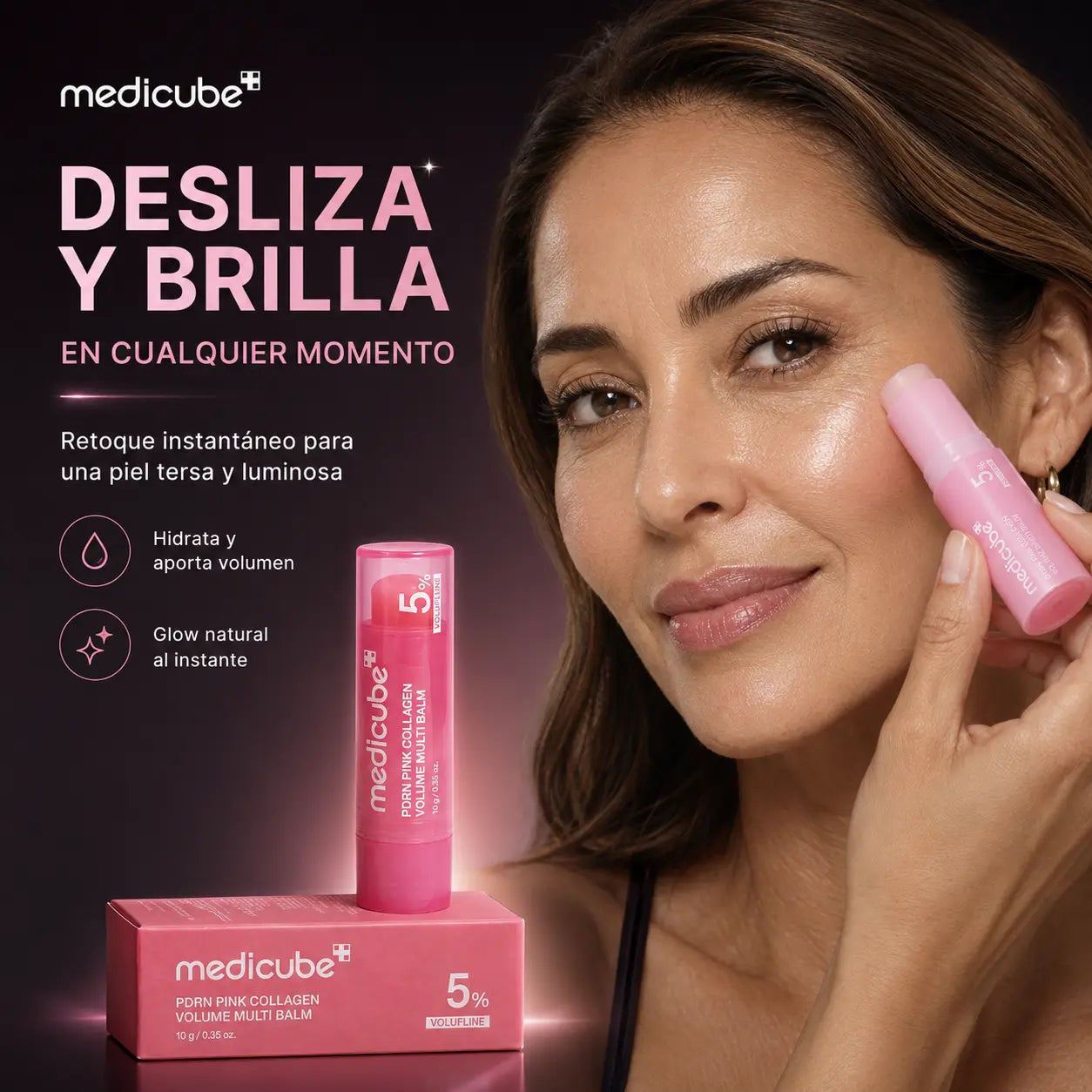 Medicube PDRN - Bálsamo Múltiple de Colágeno Rosa
