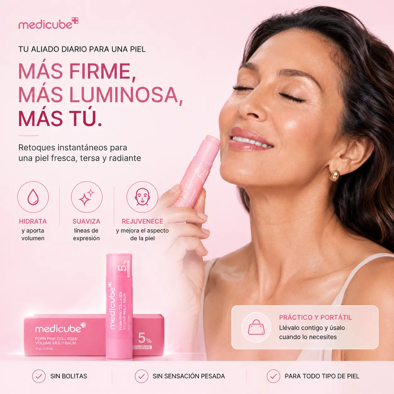 Medicube PDRN - Bálsamo Múltiple de Colágeno Rosa