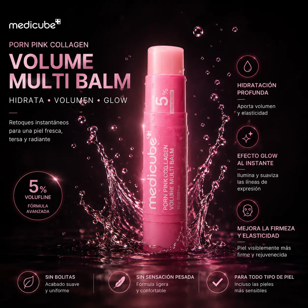 Medicube PDRN - Bálsamo Múltiple de Colágeno Rosa