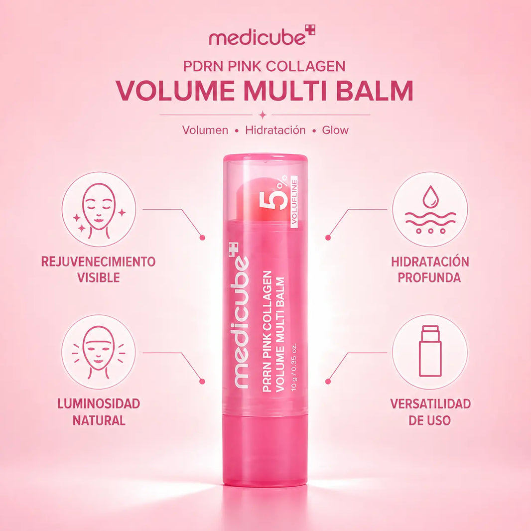Medicube PDRN - Bálsamo Múltiple de Colágeno Rosa
