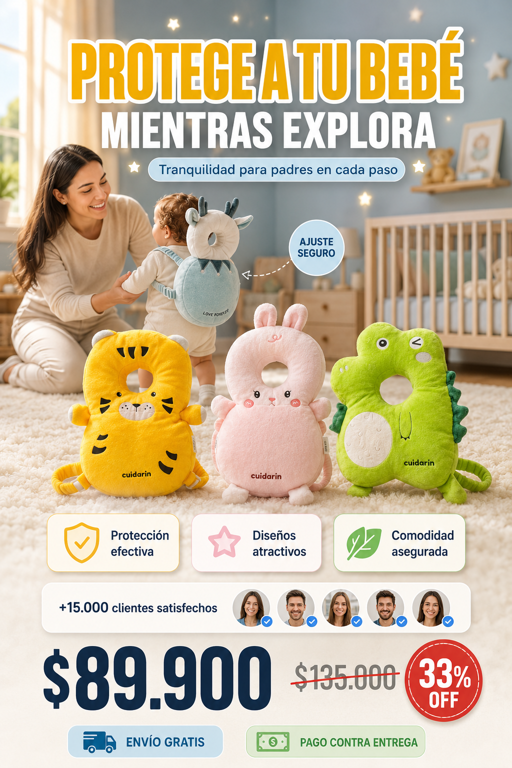 Mochila Protectora Mis Primeros Pasos