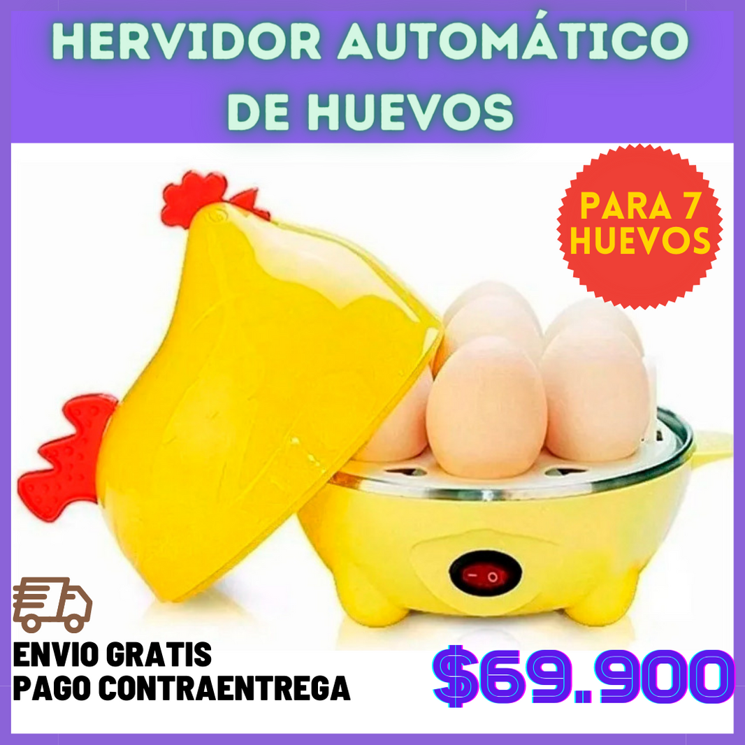 HERVIDOR AUTOMÁTICO DE HUEVOS - 7 HUEVOS